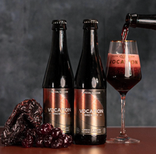 Load image into Gallery viewer, BA KIRSCH OF DEATH Red Wine Barrel Aged Cherry Chocolate & Chilli Sour (Vocation Brewing Collab)