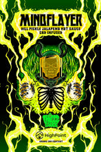 Load image into Gallery viewer, MINDFLAYER Dill Pickle Jalapeno C*D Infused Hot Sauce (HIGH POINT Collab) *WHOLESALE*