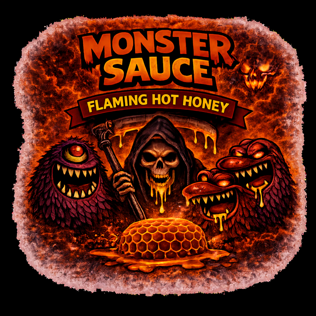 MONSTER SAUCE: Flaming Hot Honey – THICCC SAUCE