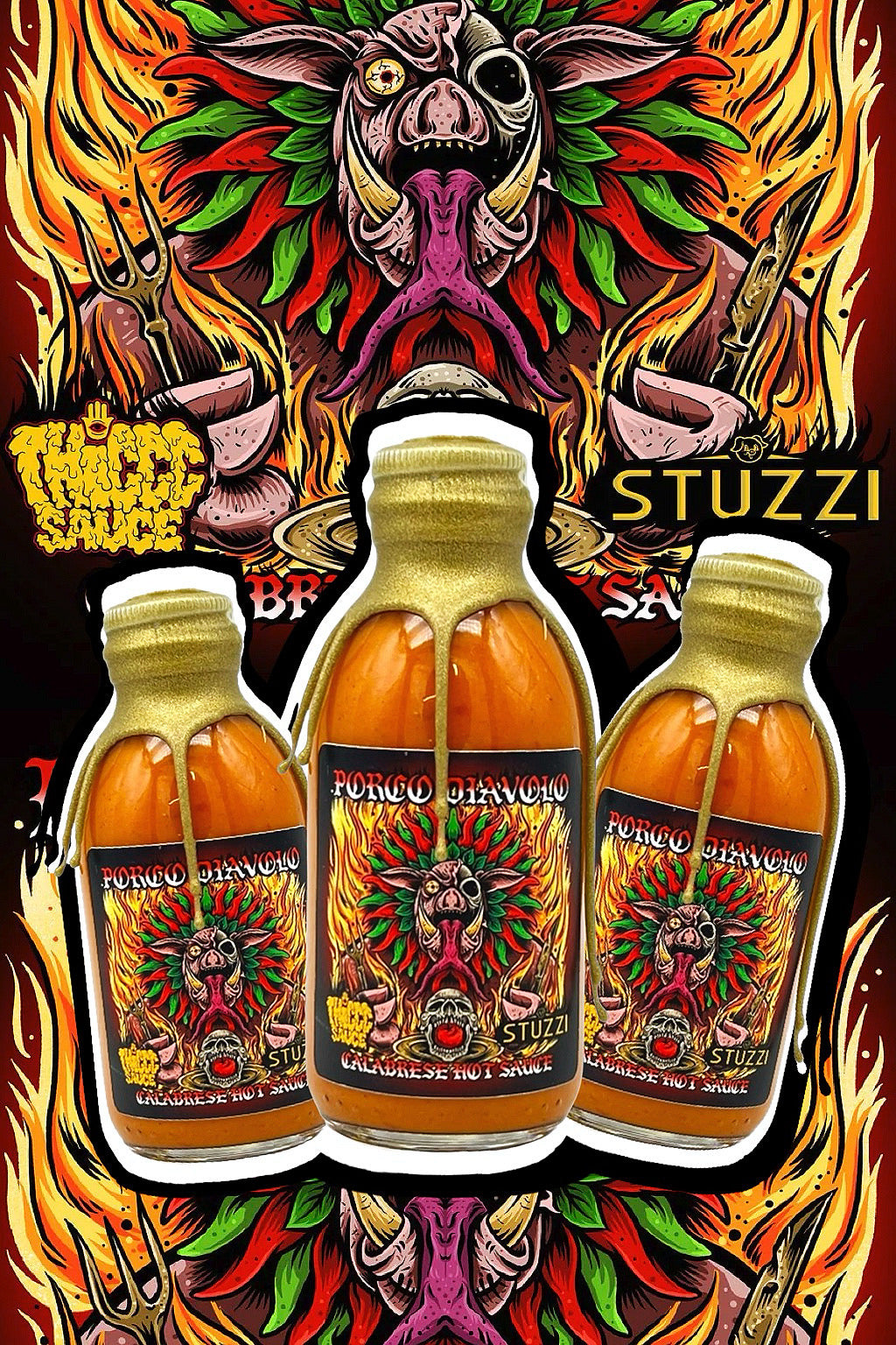 PORCO DIAVOLO Calabrese Hot Sauce (Stuzzi Collab) – THICCC SAUCE