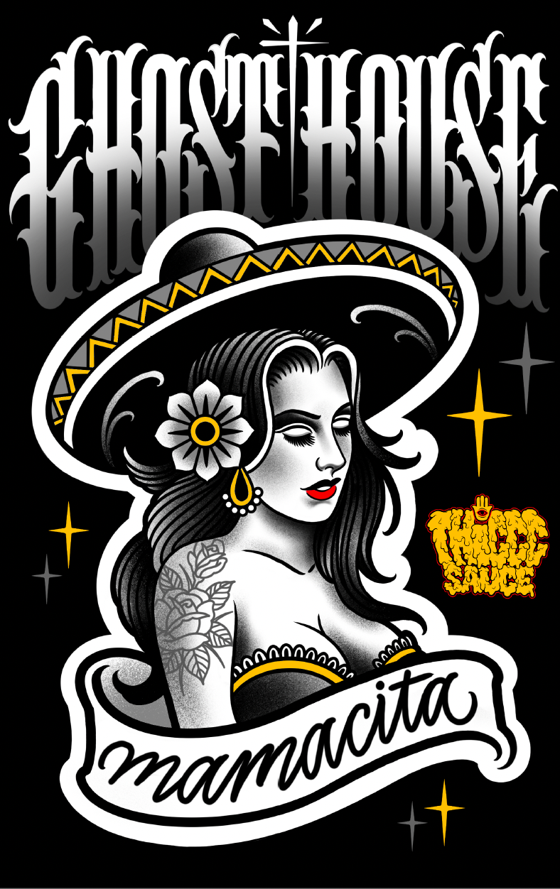 MAMACITA West Coast Pepper Sauce (Collab with Ghost House Tattoos)