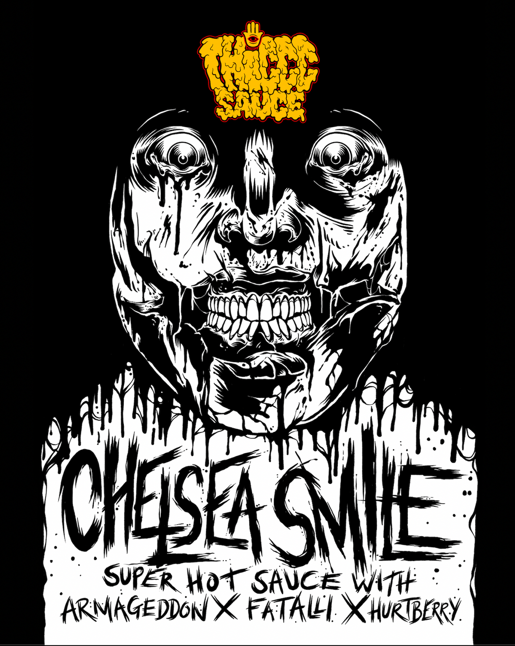 CHELSEA SMILE Super Hot Sauce With Armageddon x Fatalli x Hurtberry