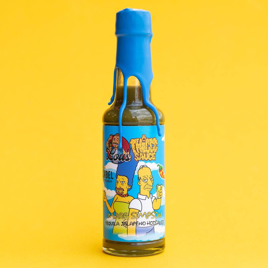 MARG SIMPSON Charred Jalapeno & Tequila Hot Sauce (Lous Brews Collab)