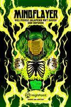 Load image into Gallery viewer, MINDFLAYER Dill Pickle Jalapeno C*D Infused Hot Sauce (HIGH POINT Collab) *WHOLESALE*
