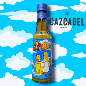 MARG SIMPSON Charred Jalapeno & Tequila Hot Sauce (Lous Brews Collab)*WHOLESALE*