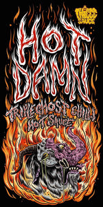 HOT DAMN Triple Ghost Chilli Super Hot Sauce